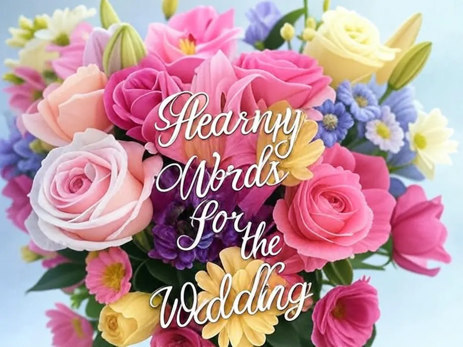 Heartwarming Words for the Wedding Feast Celebration