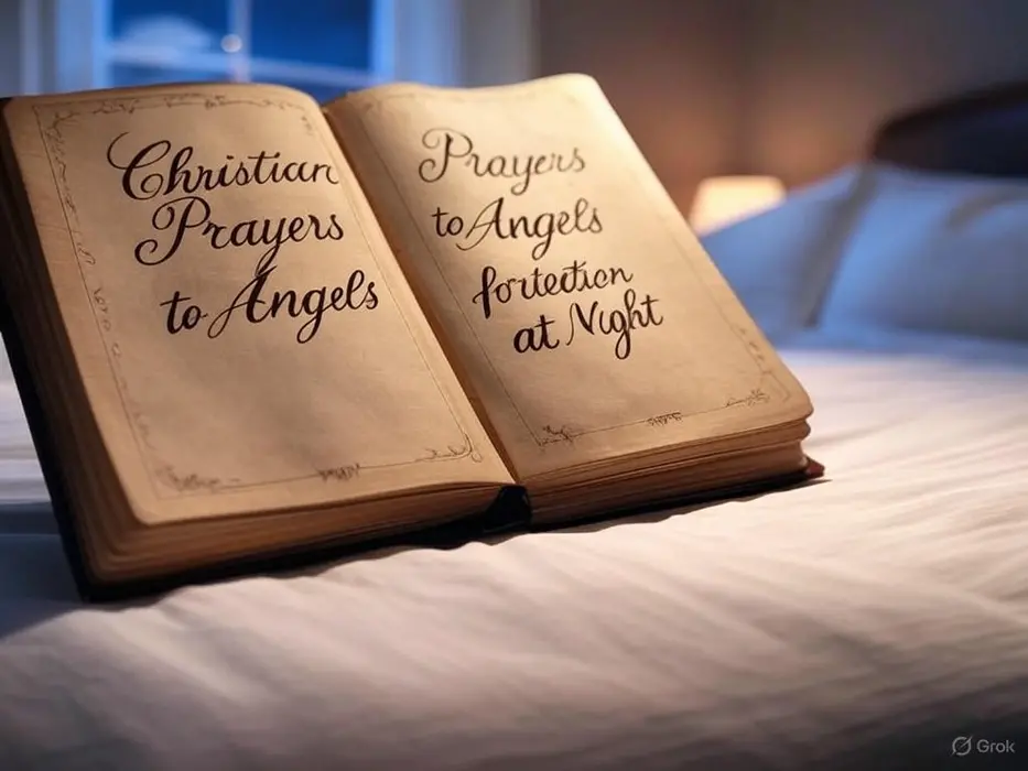 Christian Prayers to Angels for Protection at Night