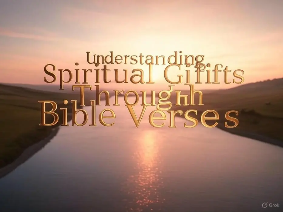 Understanding Spiritual Gifts Through Bible Verses