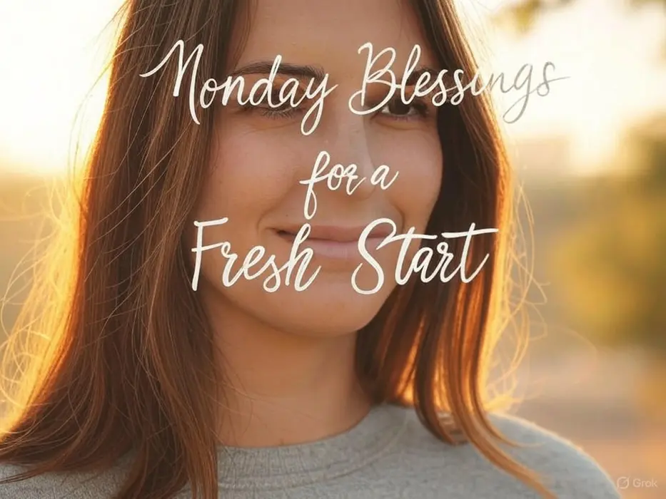 Monday Blessings for a Fresh Start