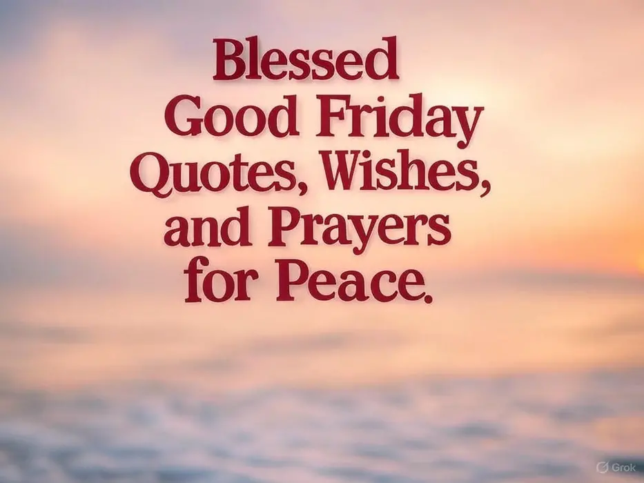 Blessed Good Friday Quotes Wishes and Prayers for Peace