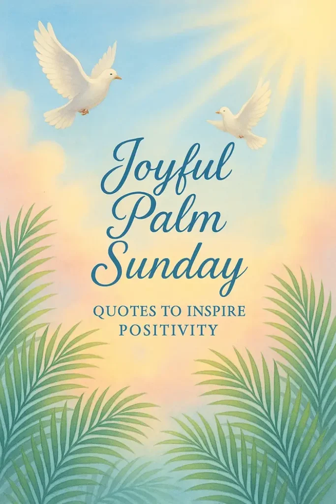 Joyful Palm Sunday Quotes to Inspire Positivity