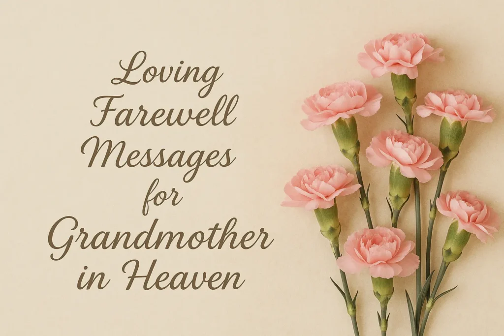Loving Farewell Messages for Grandmother in Heaven