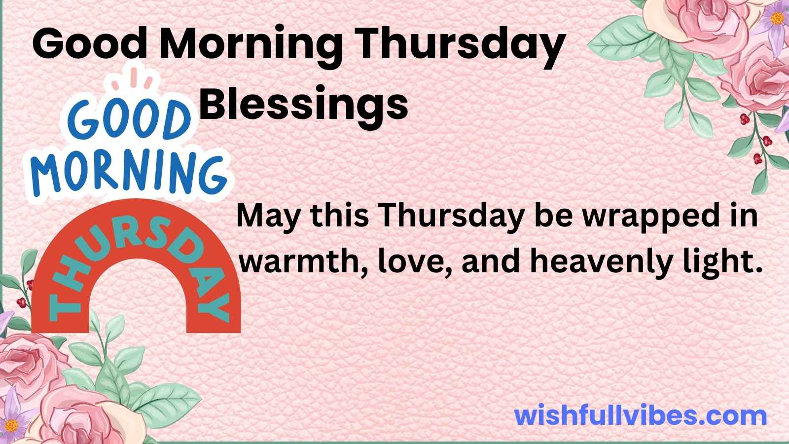 Good Morning Thursday Blessings