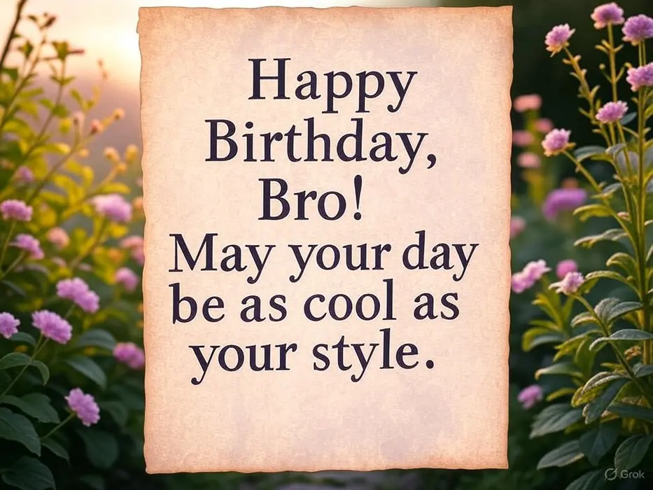 Cool birthday lines to impress your brother in law