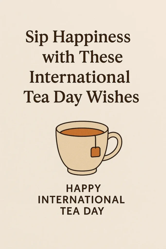 Sip Happiness with These International Tea Day Wishes