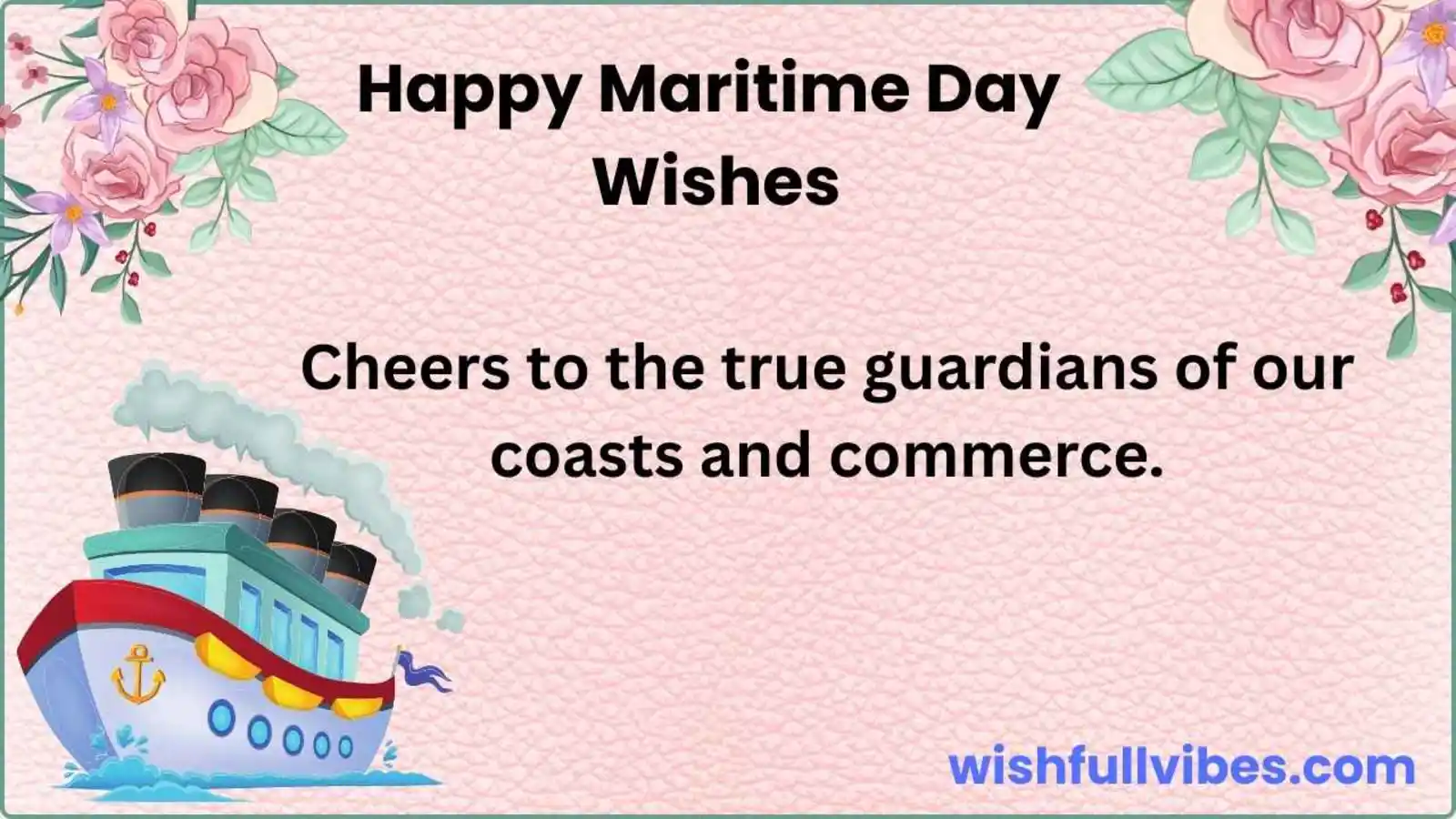 Happy Maritime Day Wishes
