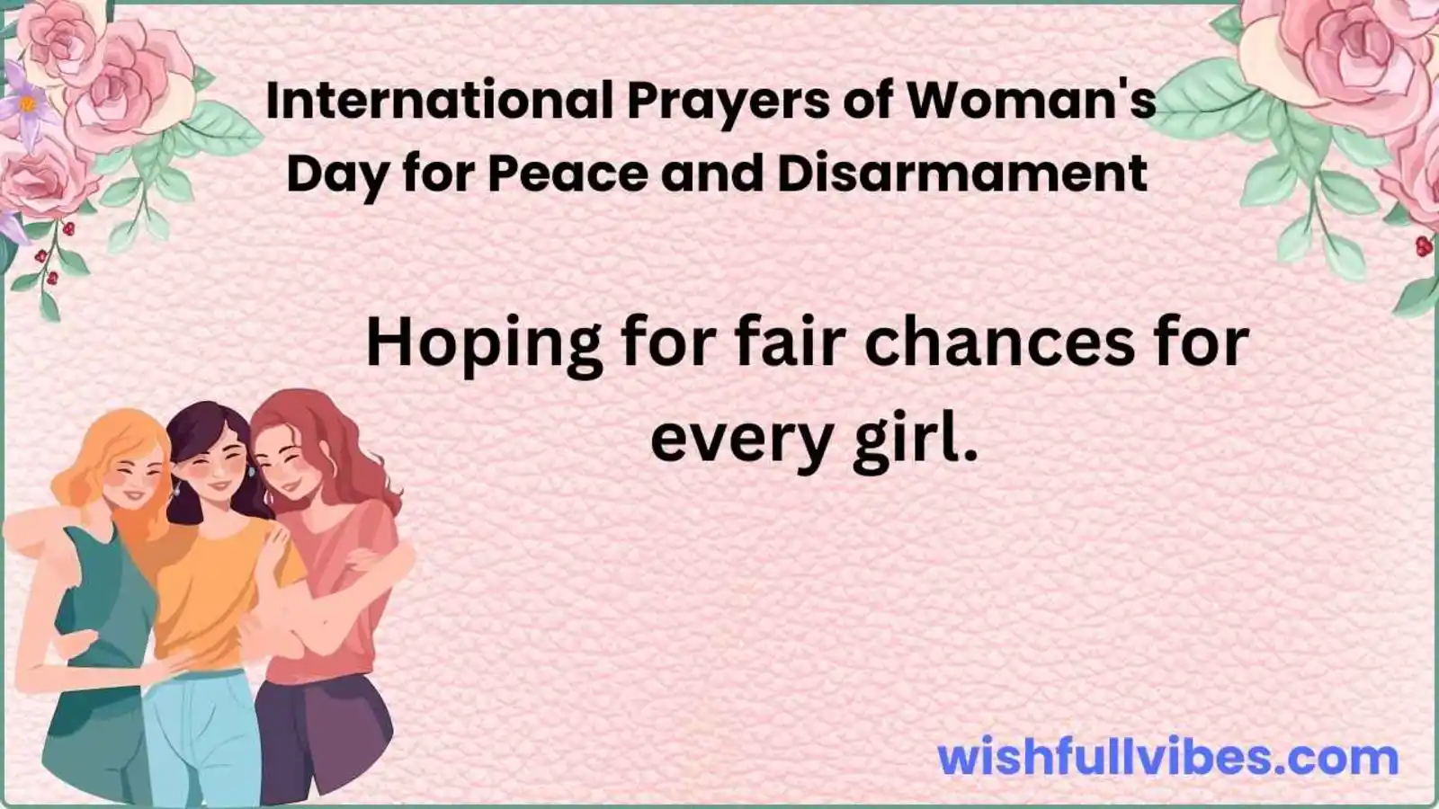 International Prayers of Woman's Day for Peace and Disarmament