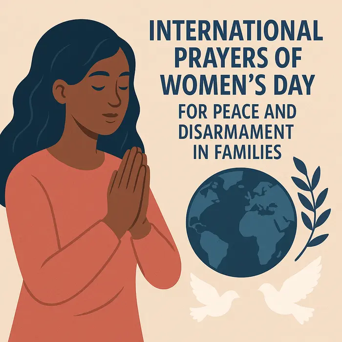 International Prayers of Woman's Day for Peace and Disarmament in Families