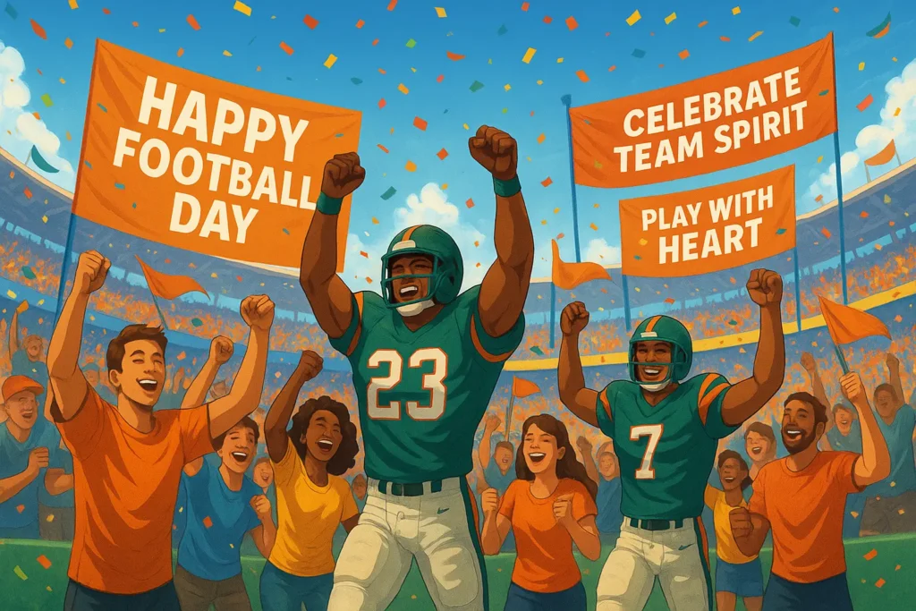 Celebrate Team Spirit with These Happy Football Day Wishes