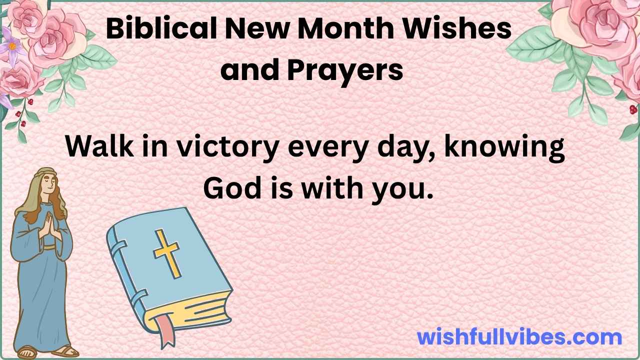 Biblical New Month Wishes and Prayers