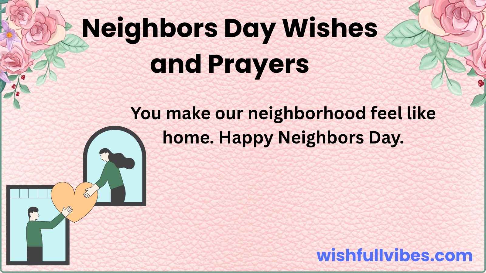 Neighbors Day Wishes and Prayers