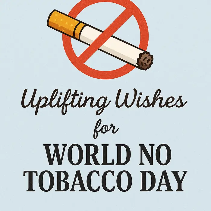 Uplifting Wishes for World No Tobacco Day