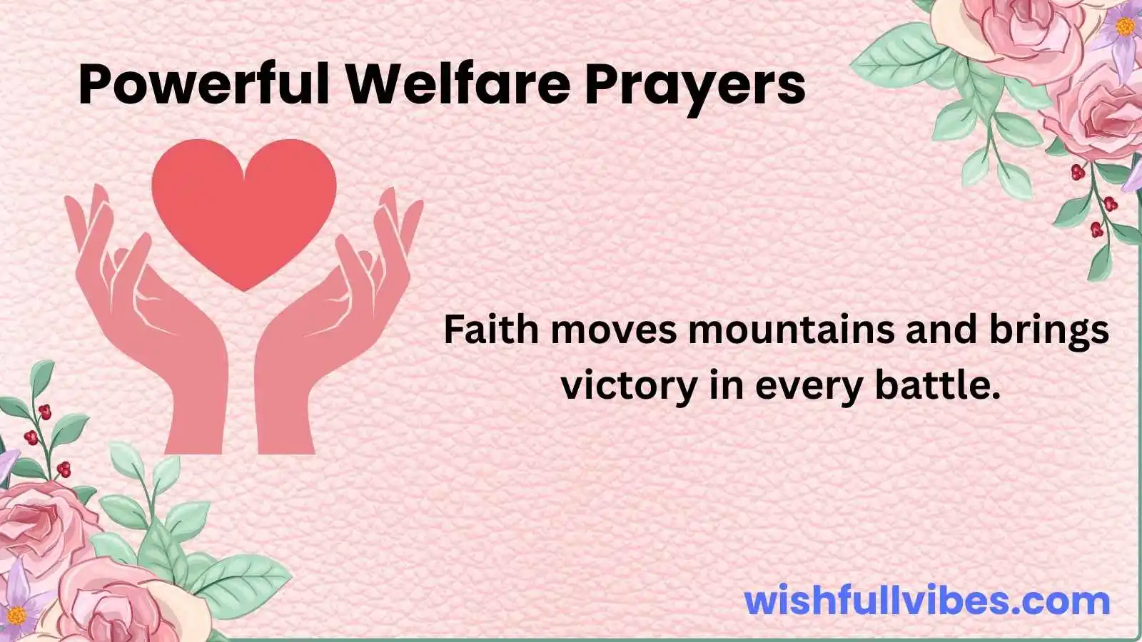 Powerful Welfare Prayers
