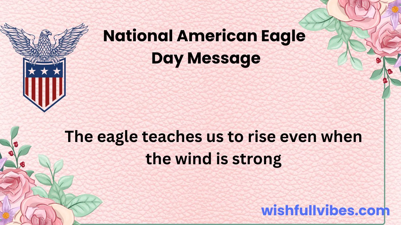 National American Eagle Day Message