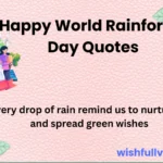 Happy World Rainforest Day Quotes and Wishes