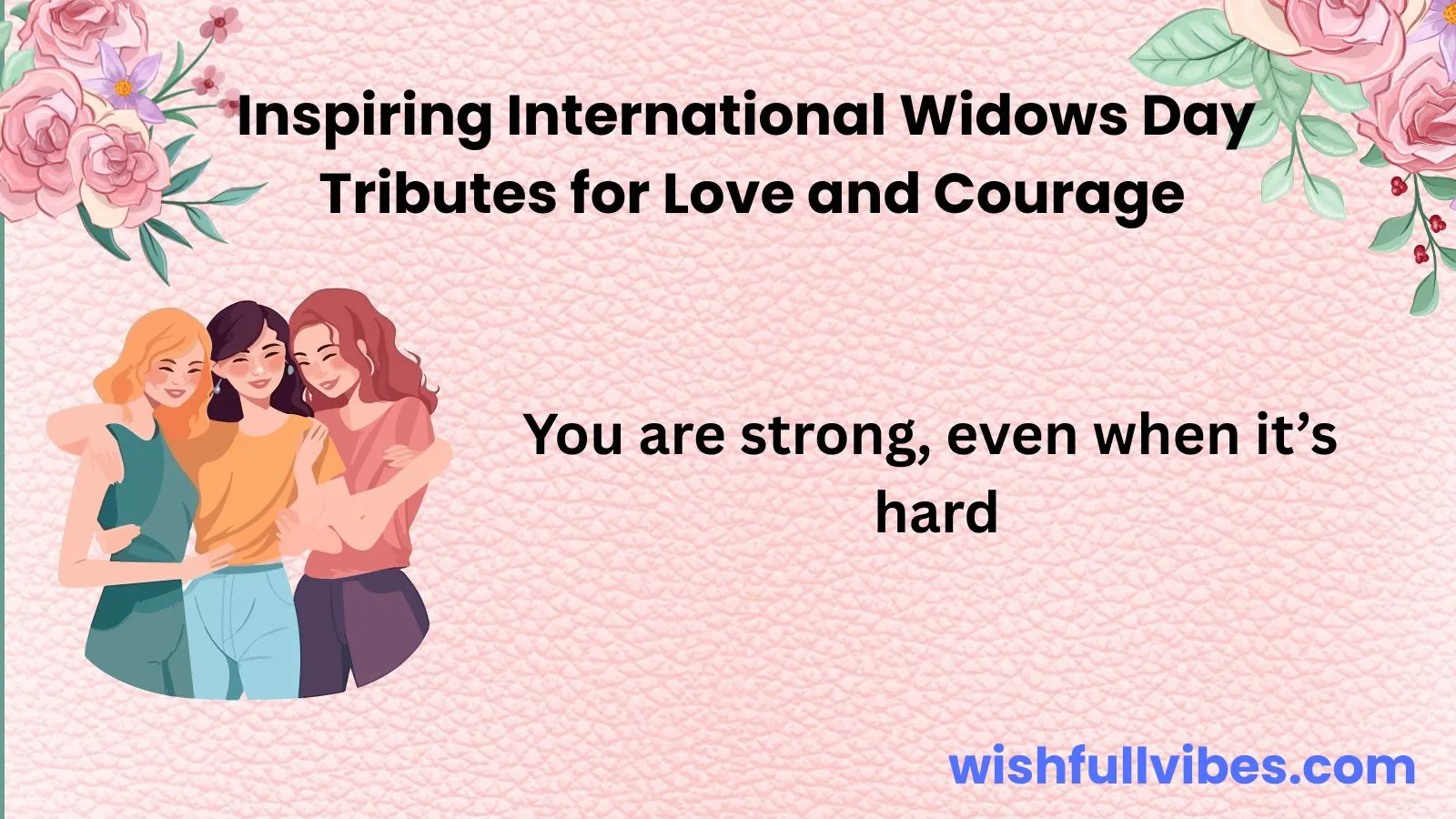 Inspiring International Widows Day Tributes for Love and Courage