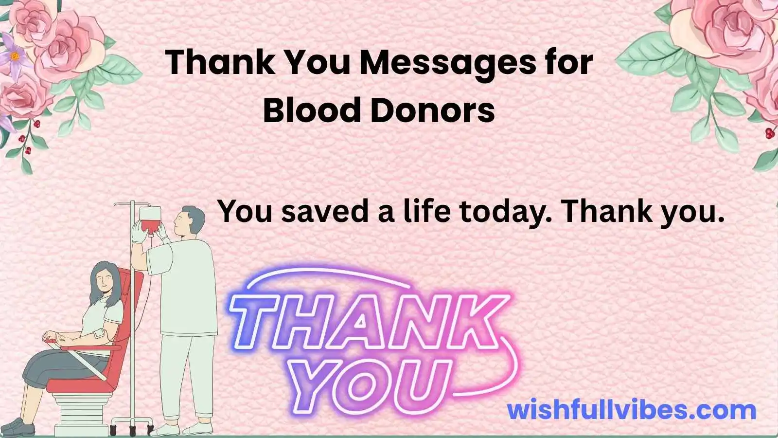 Thank You Messages for Blood Donors to Show Deep Gratitude