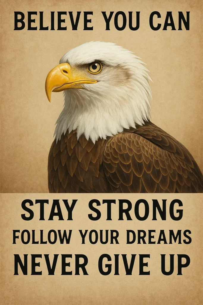 Inspirational Bald Eagle Messages