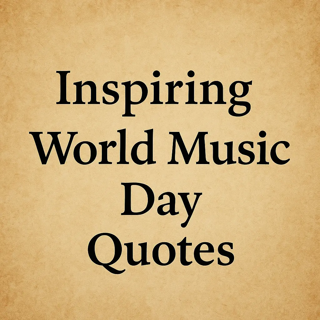 Inspiring World Music Day Quotes