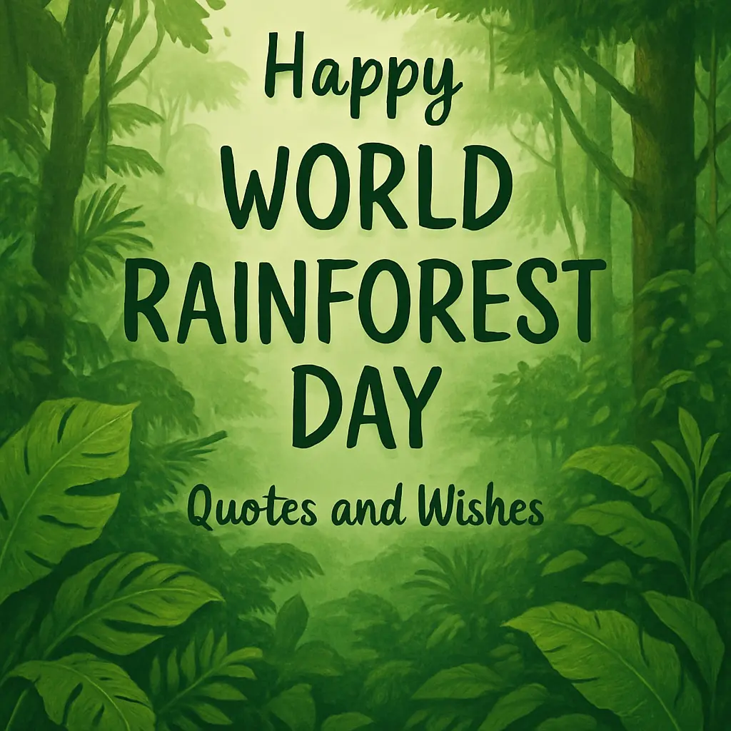 Happy World Rainforest Day Quotes and Wishes
