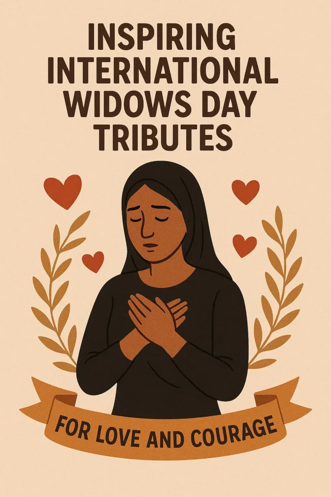 Inspiring International Widows Day Tributes for Love and Courage