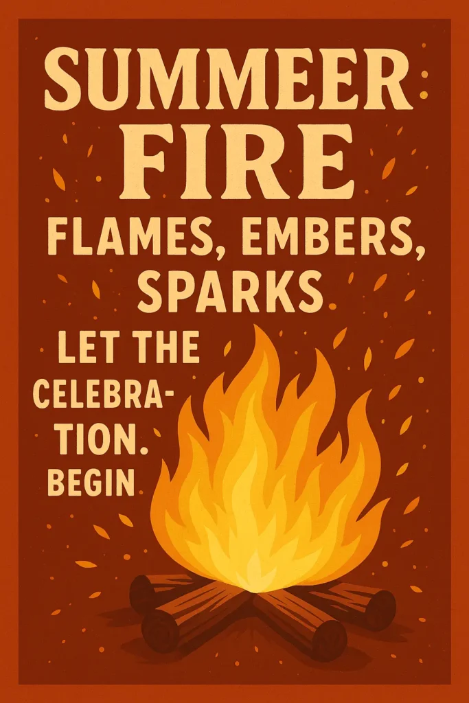 Summer Fire Celebration Quotes For Events