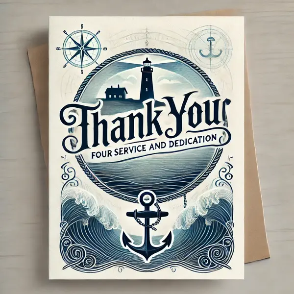 Thank You Notes for Sailors and Mariners