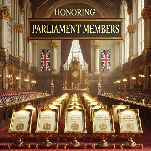 Honoring Parliament Members Messages