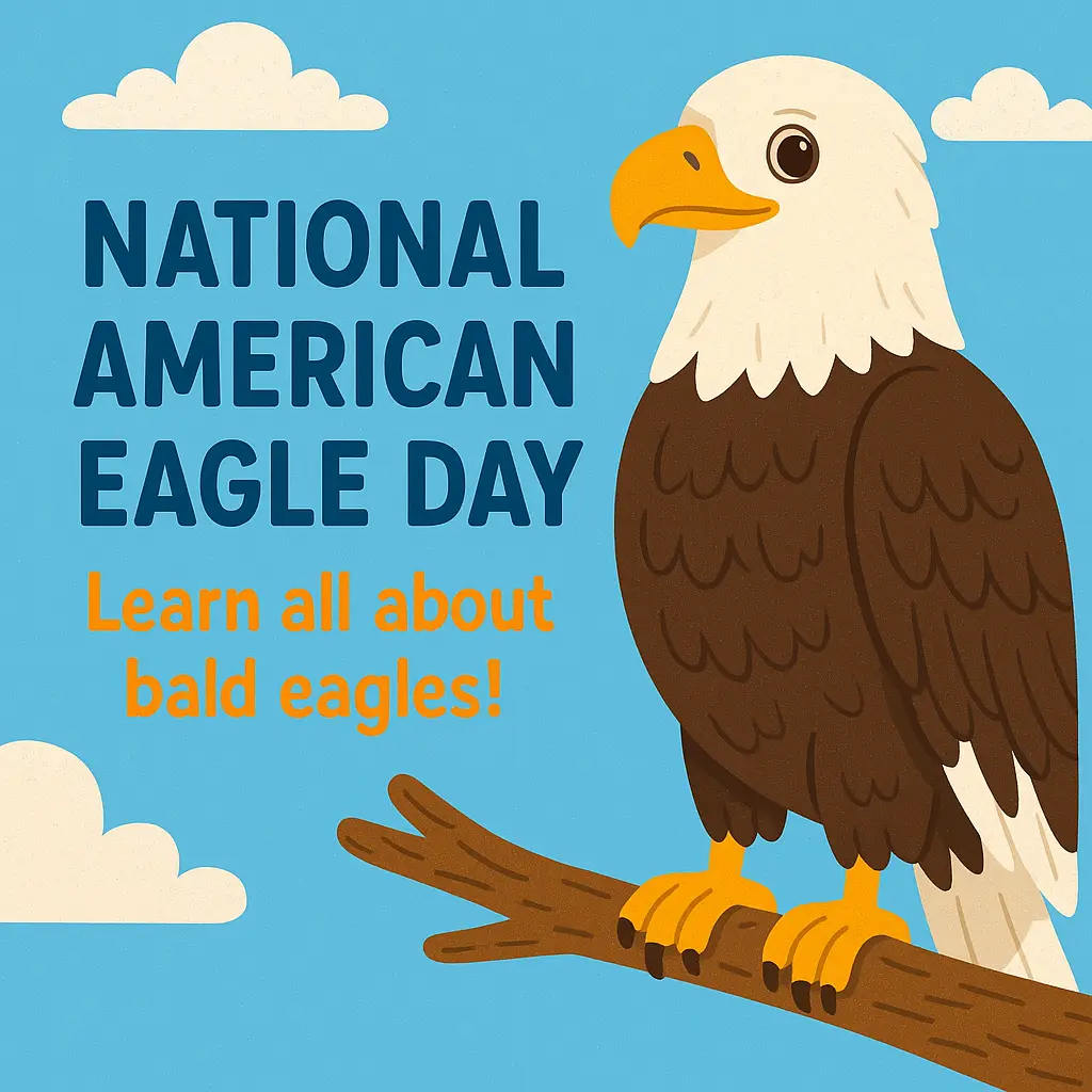 National American Eagle Day Message for Kids