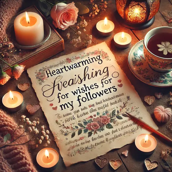 Heartwarming wishes for followers