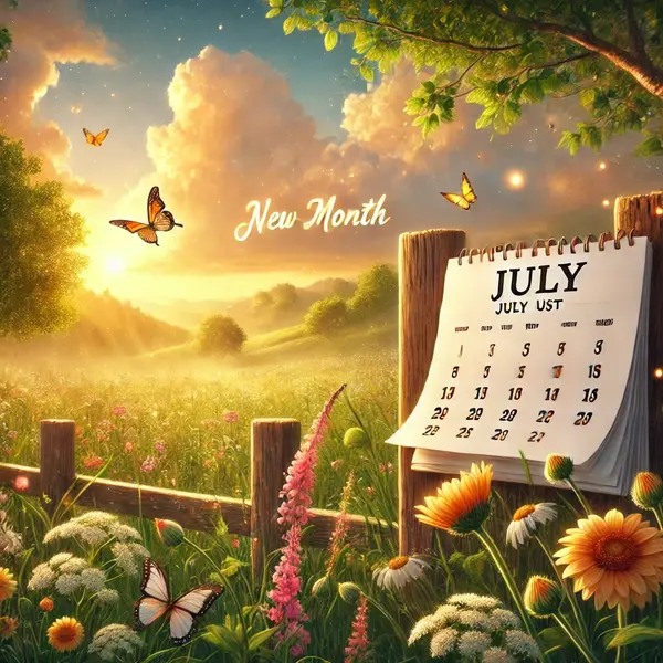 Hopeful New Month Messages for July