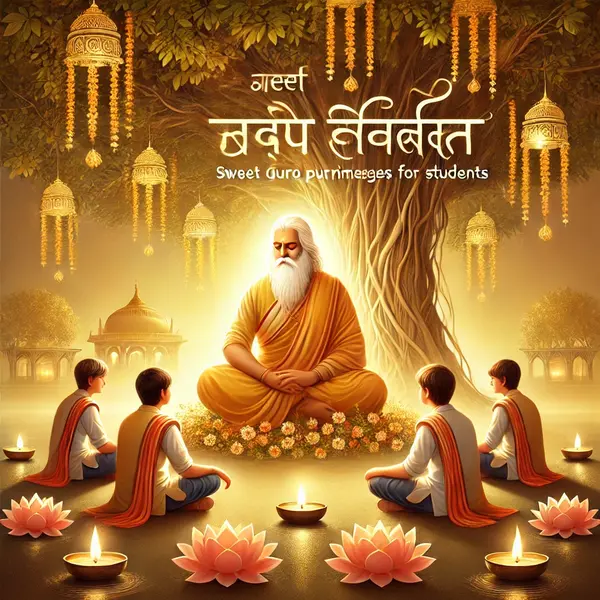 Sweet Guru Purnima Messages for Students