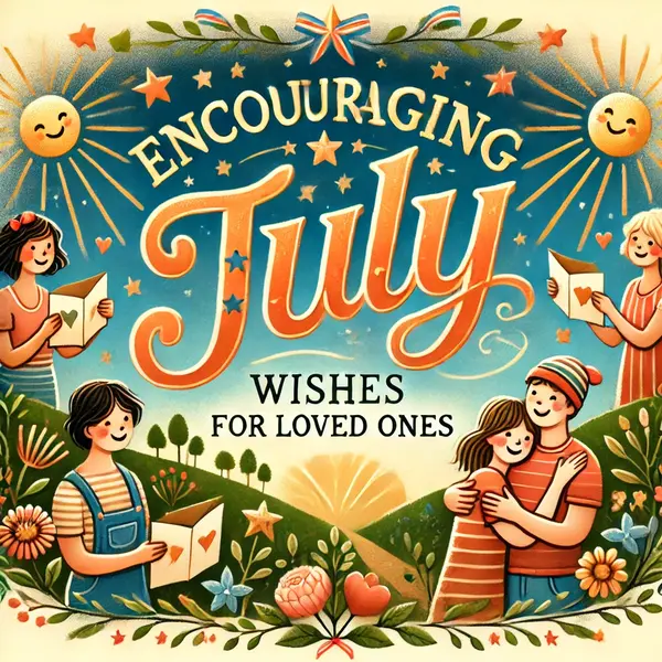 Encouraging July Wishes for Loved Ones