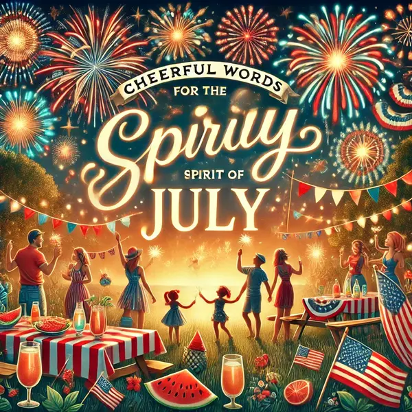 Cheerful Words for the Spirit of July