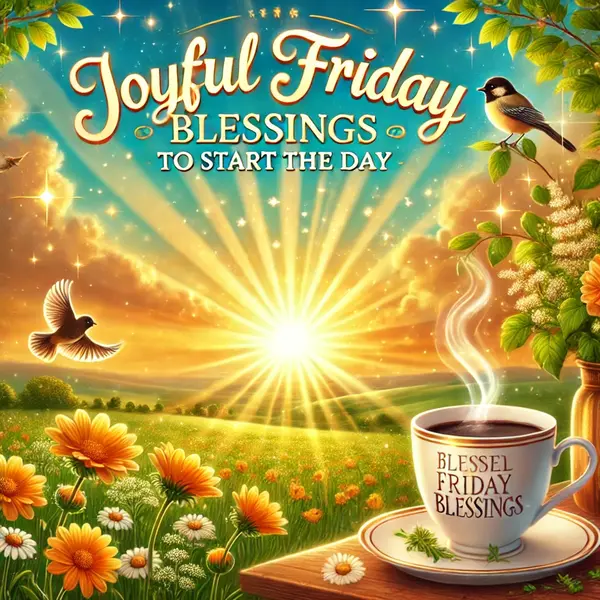 Joyful Friday Blessings to Start the Day