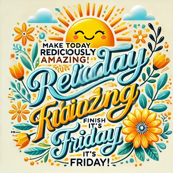 Cheerful Friday Motivational Quotes